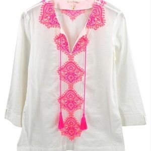 Lilly Pulitzer (s) embroidered tunic